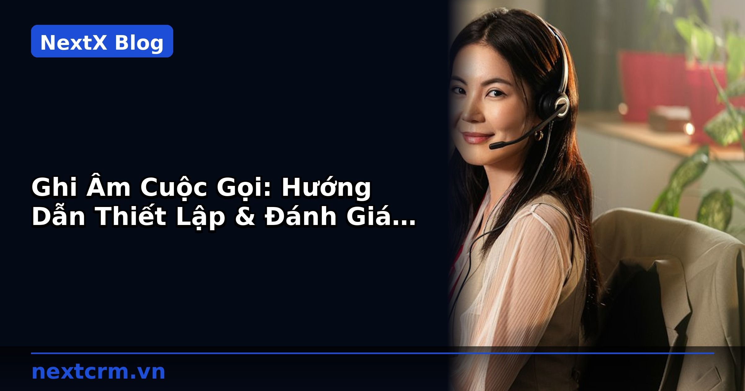 Ghi Âm Cuộc Gọi: Hướng Dẫn Thiết Lập & Đánh Giá Chất Lượng Telesale | NextX