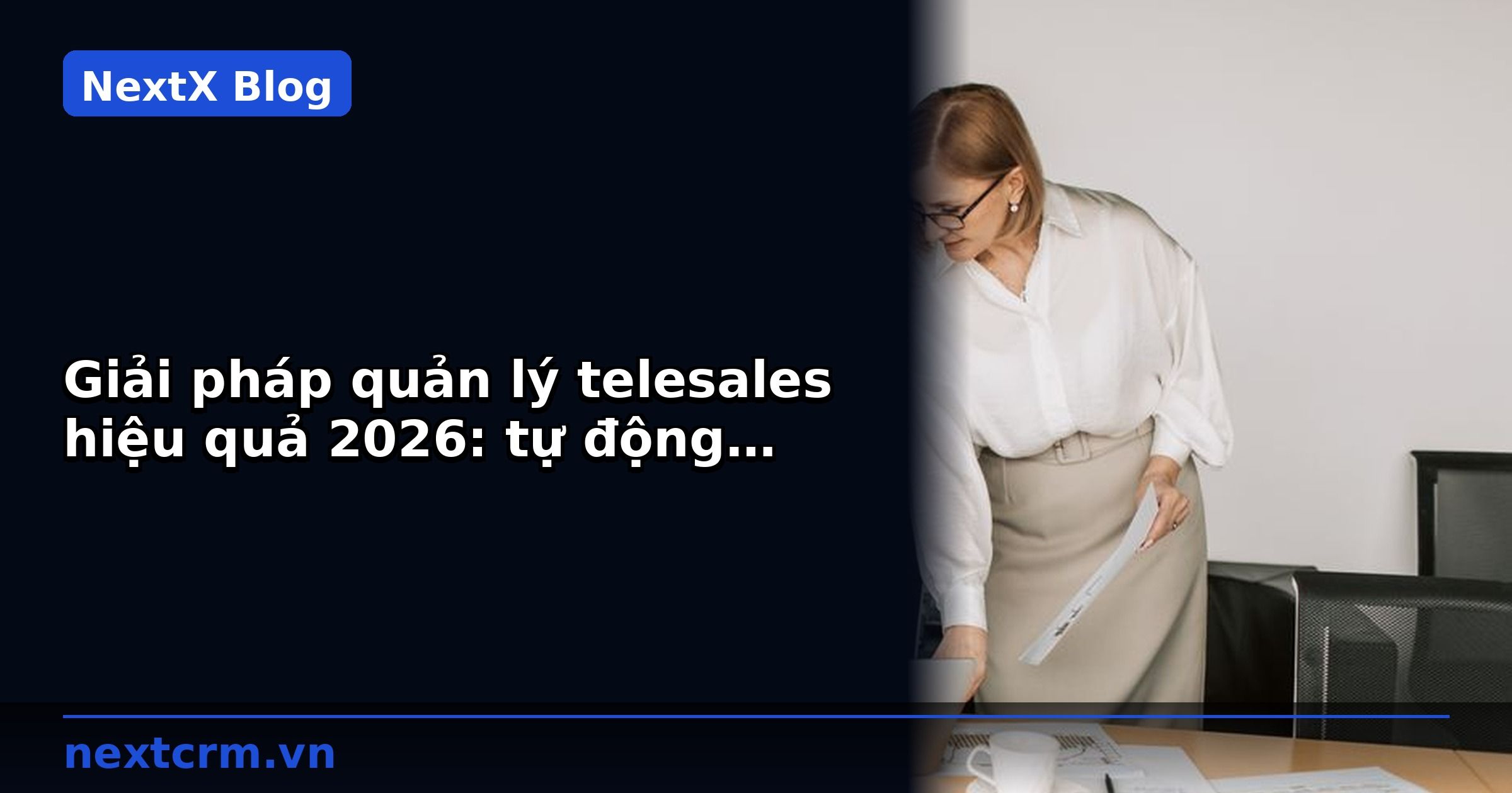 Giải pháp quản lý telesales hiệu quả 2026: tự động hóa & tăng tỉ lệ chuyển đổi | NextX