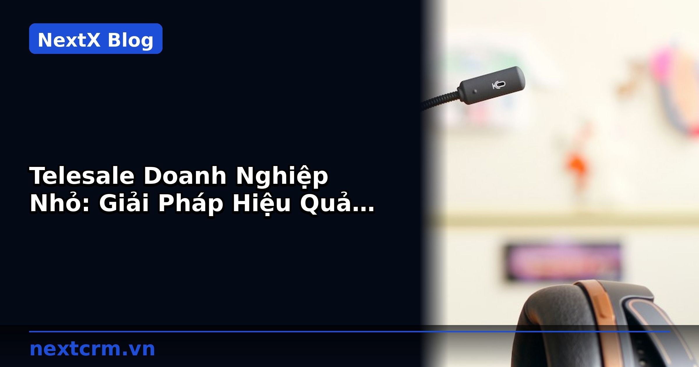 Telesale Doanh Nghiệp Nhỏ: Giải Pháp Hiệu Quả Dưới 10 Người | NextX